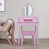 Schminktisch ROSY - Rosa