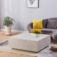 HOME DELUXE Couchtisch Marmor AMIRI XL Beige