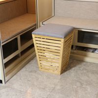 Wäschekorb aus Bambus 55 L