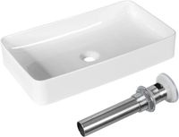 60x35cm Waschbecken mit Pop-up-Ablauf
