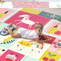 Baby Spielmatte faltbar, Babymatte doppelseitig