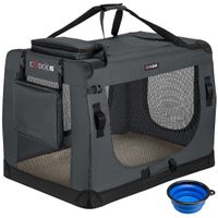 Cadoca Tiertransportbox XL 82x58x58cm anthrazit