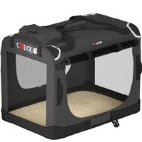 Cadoca Tiertransportbox M 60x42x44cm anthrazit