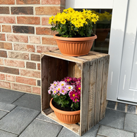 Powertec Garden Pflanztopf "Lucca" - 2er-Set , Kunststoff , ca. 5,5 Liter - rund - Terrakotta