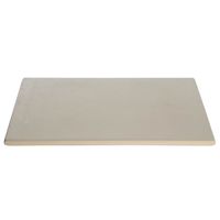 Paella World Hochwertiger rechteckiger Pizzastein 41x36x1,5 cm Cordierit Grill Backofen