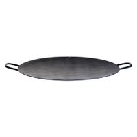 Paella World Wokschale/Grillschale mit Griffen, Ø 50 cm, Stahl unbeschichtet