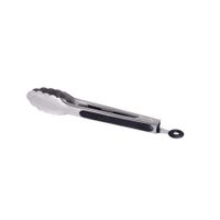 Paella BBQ-Zange Edelstahl 23 cm, Feststeller, gezahnt, ergonomisch, hochwertig