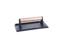 Paella World Gusseisen Grillpfanne mit Holzgriff 21x11x7 cm 1,1 kg robust und langlebig