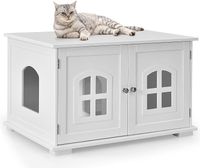 Katzenhaus Katzenklo mit 2 magnetischer Türen