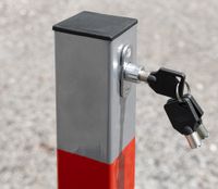 Parkpfosten Parkplatzsperre klappbar