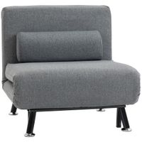 Klappbett Schlafsessel Gästebett Schlafsofa mit Verstellbar Rückenlehne