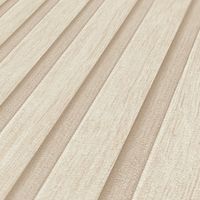 A.S. Création - Tapete Holzpaneele Creme, Beige