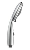 Handbrause AQUA2SAVE, Duschkopf mit 4 Strahlarten, Duschbrause Chrom/Weiß