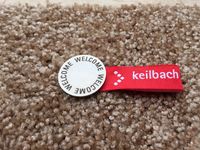 Keilbach Fußmatte mit Edelstahlelement, 87 x 57 cm, warmgrey