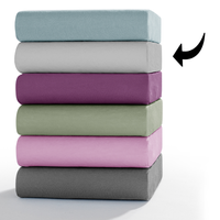 Mako-Feinjersey-Spannbettuch - ca. 140 - 160 x 200 cm