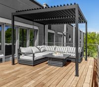 Bioklimatische Pergola, Pavillon aus Aluminium 3 x 3 m