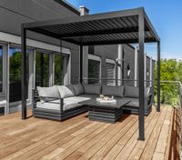 Bioklimatische Pergola, Pavillon aus Aluminium 3 x 3 m