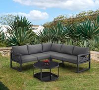 Ecklounge Set HGS63-DGR dunkelgrau