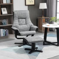 Relaxsessel mit Hocker, Fernsehsessel, Polstersessel mit Liegefunktion