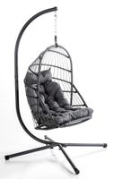 Hängesessel faltbar, ca. 120 x 108 x 192 cm