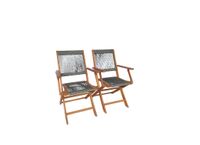 2er-Set Stuhl Sydney, ca. 54,5 x 60,5 x 89 cm aus Akazie