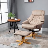 Relaxsessel mit Hocker, Fernsehsessel, Polstersessel mit Liegefunktion
