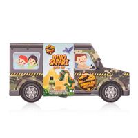 Badeset DINOPARK ADVENTURE in wiederverwendbarer Geschenkbox in SUV-Form