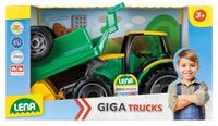 GIGA TRUCKS Traktor mit Schaufel und Anhänger, Schaukarton