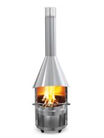 asado® Garten-Grillkamin "Fuego ES" Ø70 x (H) 226 cm Edelstahl
