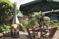 asado® Garten-Grillkamin "Fuego ES" Ø70 x (H) 226 cm Edelstahl