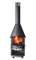 asado® Garten-Grillkamin "Fuego" Ø70 x (H) ca. 226 cm Stahl