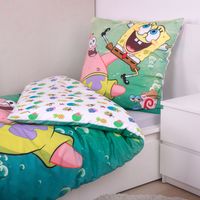 SpongeBob Bettwäsche Größe 80x80 + 135x200 cm