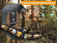 Berger & Schröter | Vogel-Futterhaus mit Kamera und Solar
