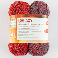 Glitzer Sockenwolle "Galaxy"