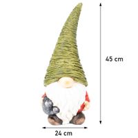 Wichtel mit Gießkanne aus Magnesia 42,5 cm hoch