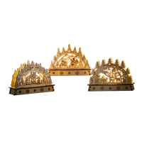 LED-Schwibbogen 3er-Set - Krippe