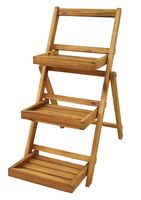 Klappbare Blumentreppe , Akazienholz , ca. 65 x 40 x 80 cm  - Braun