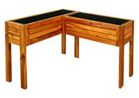 Hochbeet "Tara" aus Akazienholz, ca. 88 x 64 x 60 cm - Braun