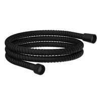 Brauseschlauch 150 cm, Edelstahl, Schwarz