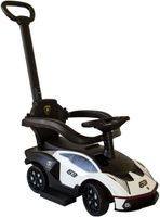 NATIV Rutschauto, Kinderfahrzeug mit Sicherheitsbügel, weiß