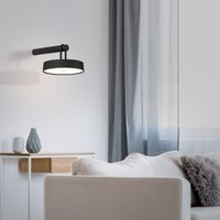 Akku Wandleuchte ARMA, 1x LED-Board/1,50Watt/2700Kelvin, IP44, Schwarz