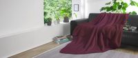Mikrofaser Wohndecke Flanell + Sherpa