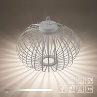Akku Pendelleuchte AKUBA, 1x LED-Board/1,50Watt/2700Kelvin, IP44, Greige