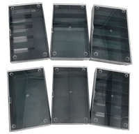 Sortimentskasten-Set 6 Stück, 164 x 31 x 101 mm verschiedene Unterteilungen