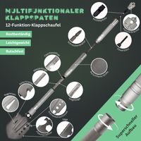 Klappspaten Outdoor Schaufel Multifunktionsspaten Klappbar Garten Wandern Camping