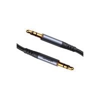 Stereo-Audiokabel AUX 3,5 mm Miniklinke 1,2 m schwarz (SY-A08) AUX-Audio-Kabel