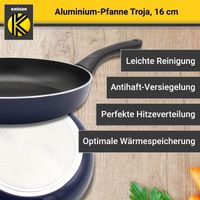 Aluminium Pfanne Troja, 16 cm