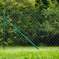 Maschendrahtzaun Komplett-Set L15m x H150cm - Grün