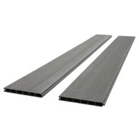 WPC-Sichtschutzzaun CORTEZA - 1x Ersatzpaneel 170 cm - Anthrazit