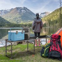 Bierpong Tisch Campingtisch klappbarer Klapptisch für Garten, Balkon